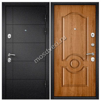 Черная входная дверь в квартиру CHD-08 - купить от производителя Мосдвери Черная входная дверь в квартиру CHD-08